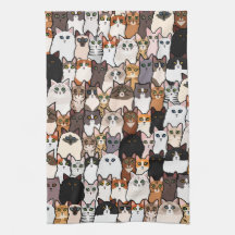 Spaß so viele Katzen und Kätzchen Collage