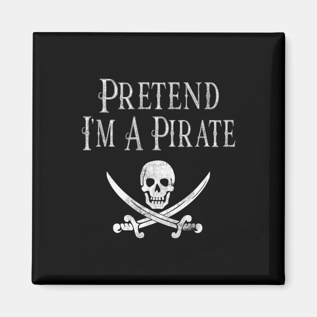Spaß, so zu tun, als wäre ich ein Piratenspiel Hal Magnet (Vorne)