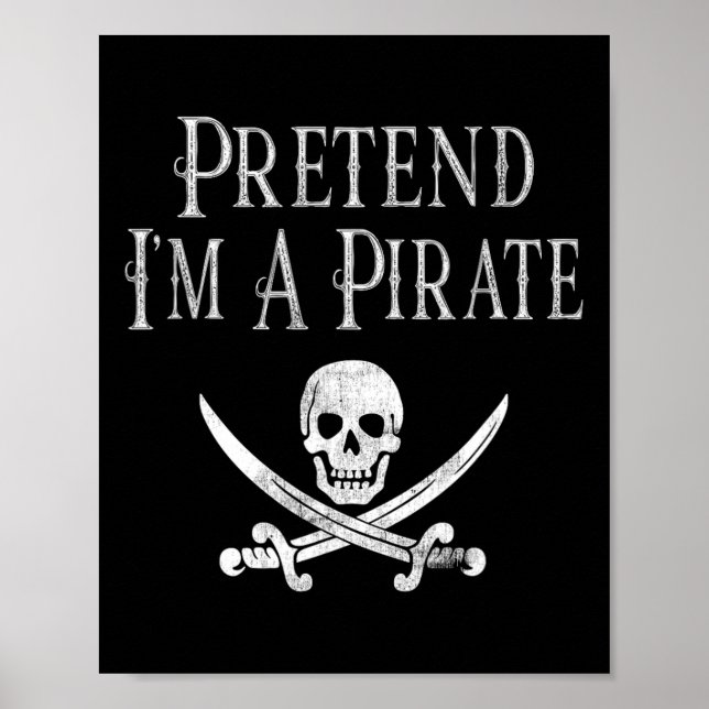 Spaß, so zu tun, als wäre ich ein Piratenspiel Hal Poster (Vorne)
