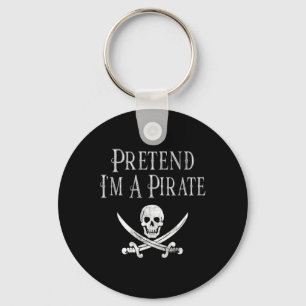 Spaß, so zu tun, als wäre ich ein Piratenspiel Hal Schlüsselanhänger