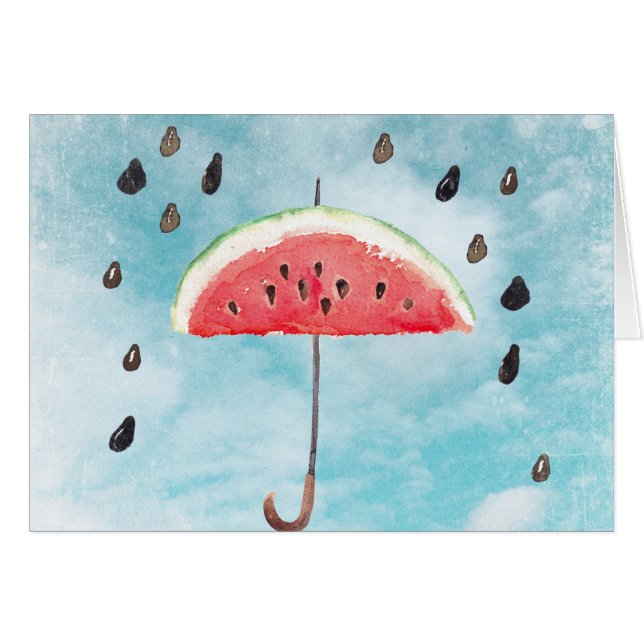 Spaß Sommer Frische Melon Frucht Regen (Vorderseite (Horizontal))
