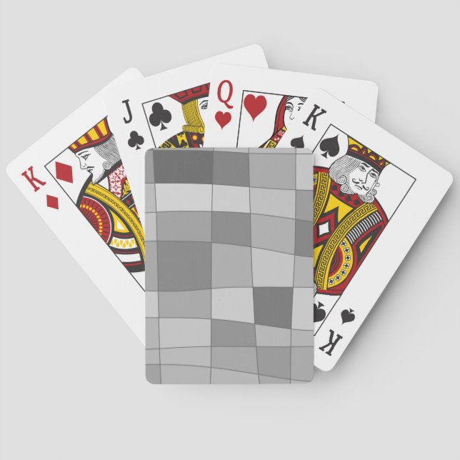 Spaß-Spiegel-Karos Spielkarten (Rückseite)