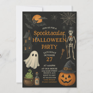 Spaß Spooktacular Halloween-Party laden Einladung