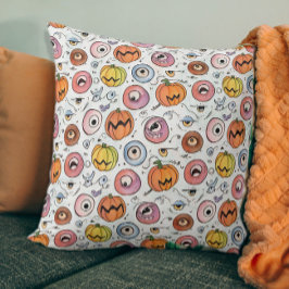 Spaß Spooky Halloween Monster Eyeballs Doodles Kissen