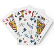 Spaß, Sporty Pickleball Playing Cards