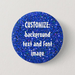 SPASS! STELLEN Sie IHR EIGENES BLAUES (Imitat) Button