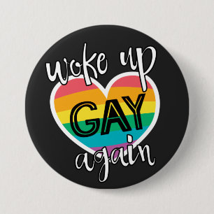 Spaß Stolz Monatslgbt weckte wieder schwul Button