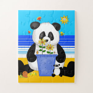 Spaß Strand panda Bär Kinder