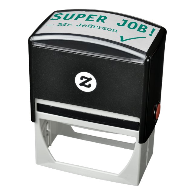 Spaß "SUPER JOB!" Briefmarke aus Kautschuk Permastempel (Produkt)