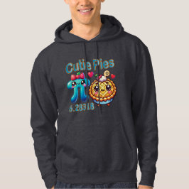 Spaß "Süsse Pies" Niedlich Pi Symbol & Pie Pub Hoodie