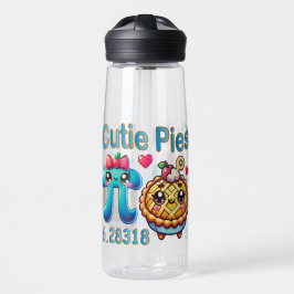 Spaß "Süsse Pies" Niedlich Pi Symbol & Pie Pub Trinkflasche