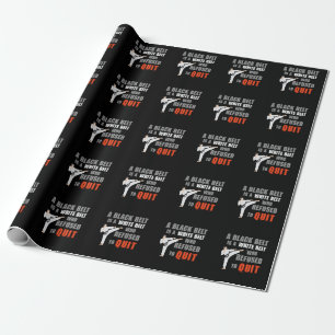 Spaß Taekwondo Jiu Jitsu Karate Geschenkpapier