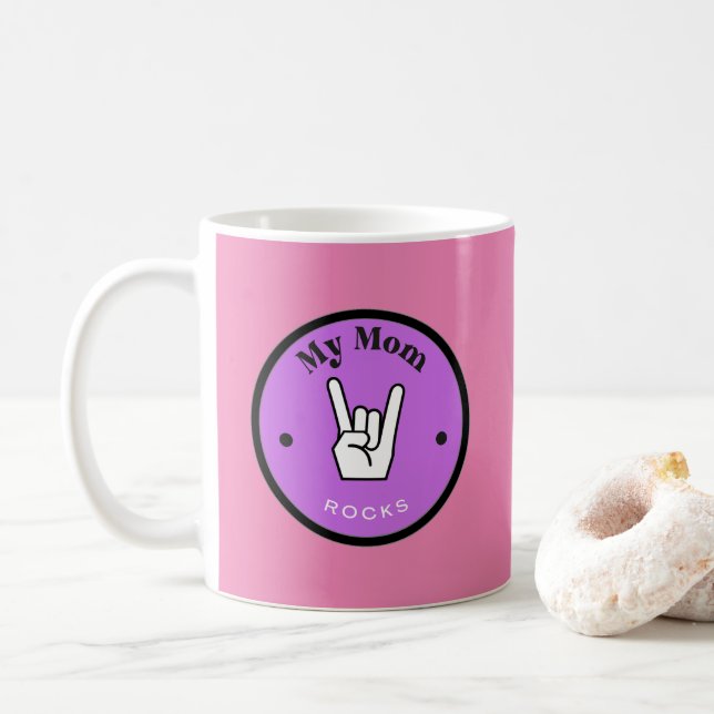 Spaß! Tasse - Meine Mama ROCKS! (Mit Donut)