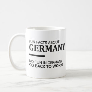 Spaß-Tatsachen über Deutschland-Kaffee-Tasse Kaffeetasse