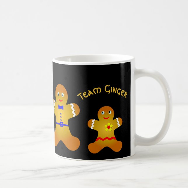 Spaß "Team-Ingwer" für glückliche Ingwer-Köpfe Kaffeetasse (Rechts)