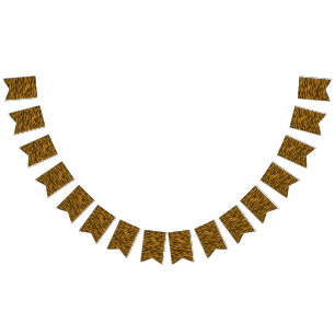 Spaß-Tiger-Druck Wimpelkette