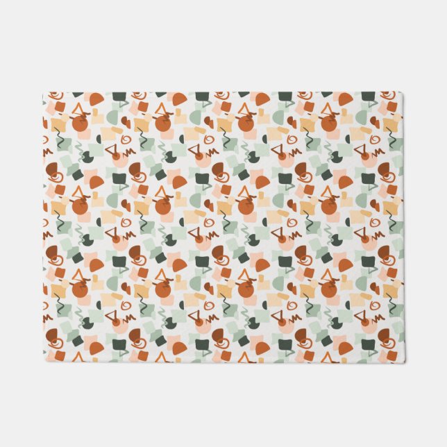 Spaß über Weiß Fußmatte (Vorderseite)