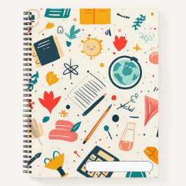 Spaß und buntes "Back to School"-Notebook Notizbuch