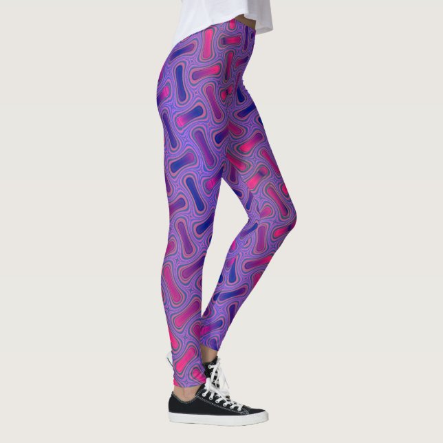 Spaß und buntes Fraktal Leggings (Rechts)