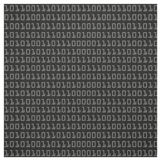 Spaß-und cooler Computer-binäres Codeschema Stoff (Muster)