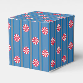 Spaß und Extravagant Blue Christmas Peppermint Can Geschenkschachtel