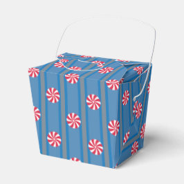 Spaß und Extravagant Blue Christmas Peppermint Can Geschenkschachtel
