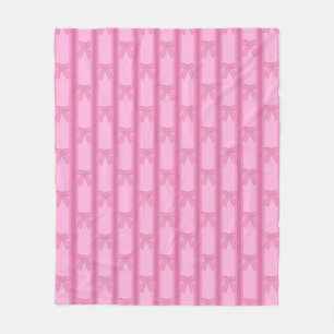 Spaß und Extravagant gestrichener rosa Bow Fleecedecke