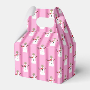 Spaß und Extravagant rosa Schneemann Detektiv Geschenkschachtel