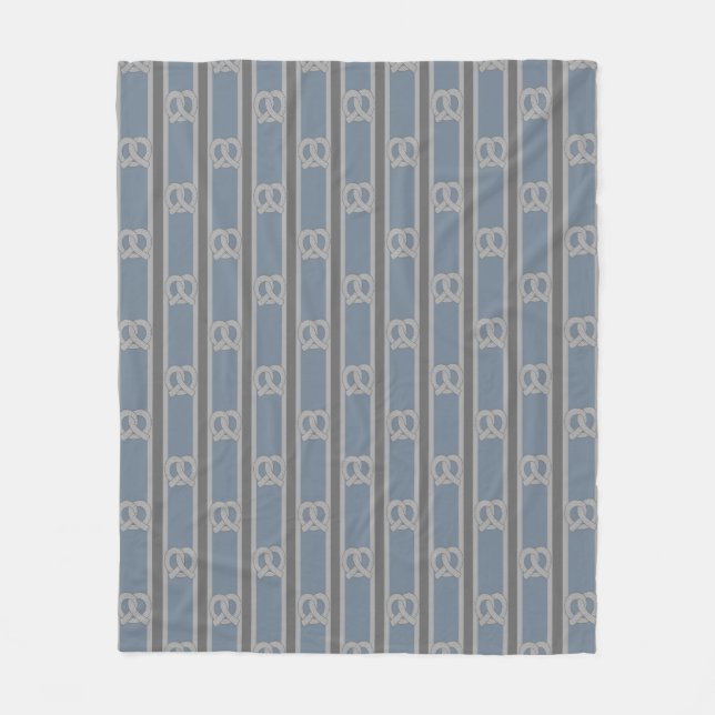 Spaß und Extravagante Bretzel Fleecedecke (Vorderseite)