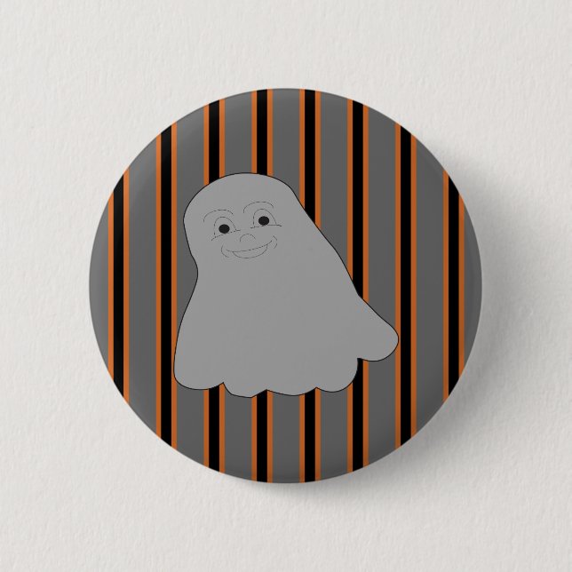 Spaß und Extravagante Halloween-Geister Button (Vorderseite)