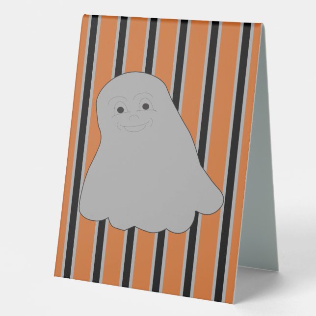 Spaß und Extravagante Halloween-Geister Tischaufsteller (Vorderseite)