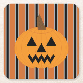 Spaß und Extravagante Halloween-Kürbis Rechteckiger Pappuntersetzer