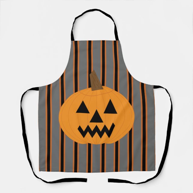 Spaß und Extravagante Halloween-Kürbis Schürze (Vorderseite)