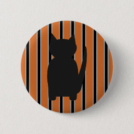 Spaß und Extravagante Halloween Schwarze Silhouett Button
