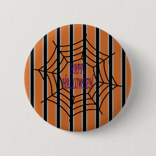 Spaß und Extravagante Halloween-Spinnwache Button