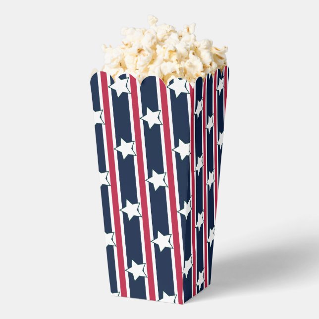 Spaß und Extravagante Patriotische US Flagge Popco Geschenkschachtel (Geplatzt)