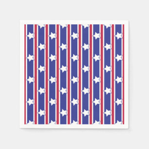 Spaß und Extravagante Patriotische US Flagge Serviette