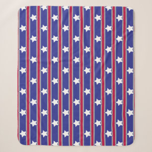 Spaß und Extravagante Patriotische US Flagge Sherpadecke