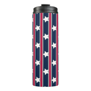 Spaß und Extravagante Patriotische US Flagge Thermosbecher