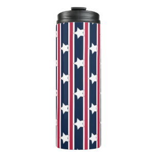 Spaß und Extravagante Patriotische US Flagge Thermosbecher