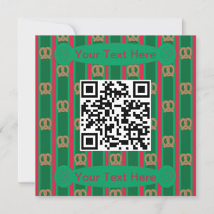 Spaß und Extravagante QR Einladung