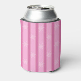 Spaß und Extravagante rosa Schneeflocke Dosenkühler