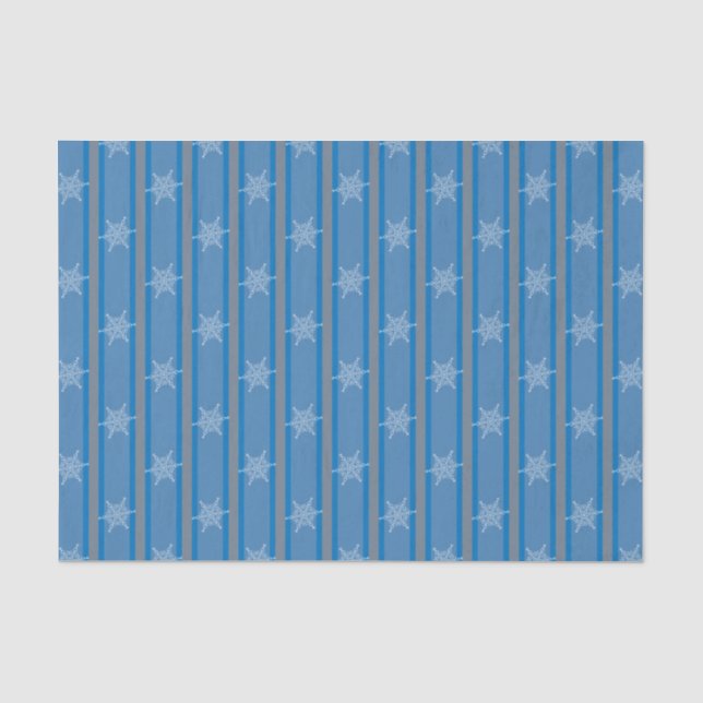 Spaß und Extravagante Schneeflocke Seidenpapier (Vorderseite)