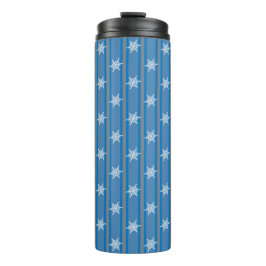 Spaß und Extravagante Schneeflocke Thermosbecher