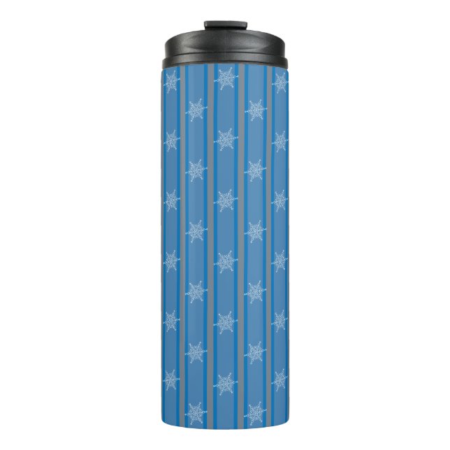 Spaß und Extravagante Schneeflocke Thermosbecher (Vorderseite)