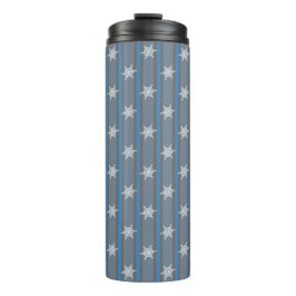 Spaß und Extravagante Schneeflocke Thermosbecher
