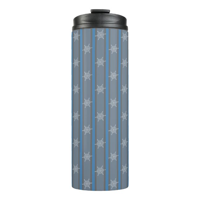Spaß und Extravagante Schneeflocke Thermosbecher (Vorderseite)