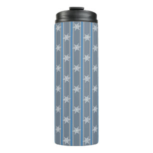 Spaß und Extravagante Schneeflocke Thermosbecher