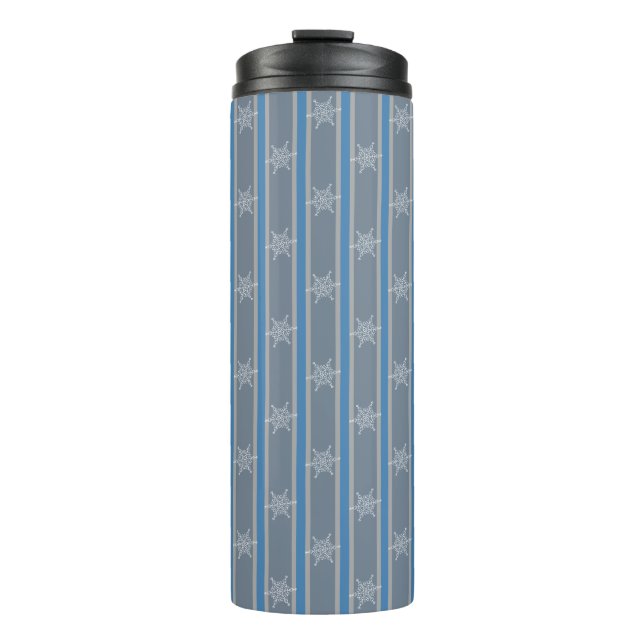 Spaß und Extravagante Schneeflocke Thermosbecher (Vorderseite)
