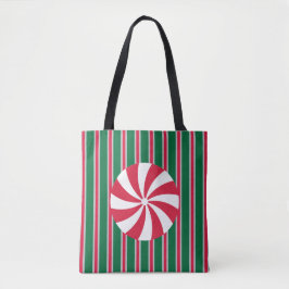 Spaß und Extravagante Weihnachten Pfefferminzbonbo Tasche